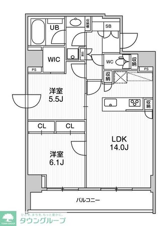 シーズンフラッツ両国EASTの物件間取画像